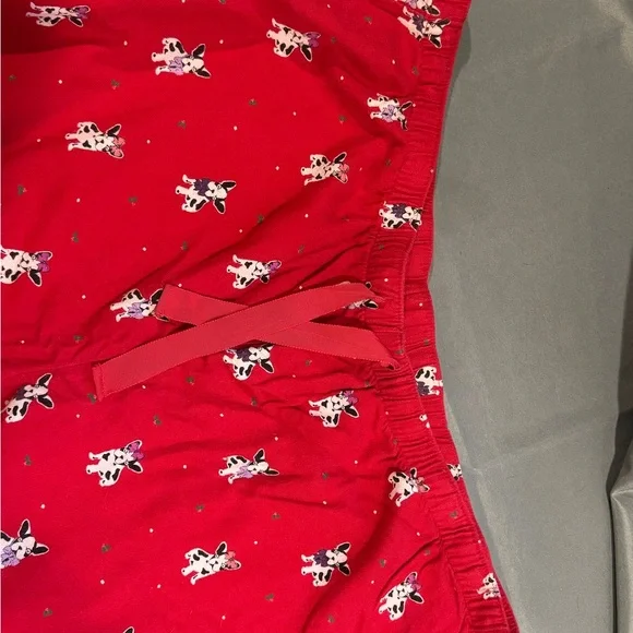 LOFT Red Dog Print Pajama Top - Picture 6 of 7